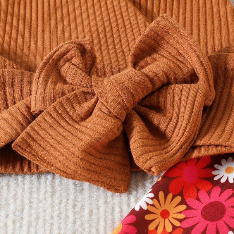 Infant Toddler Baby Girl Outfits with Crop Tops and Bell Bottom Pants