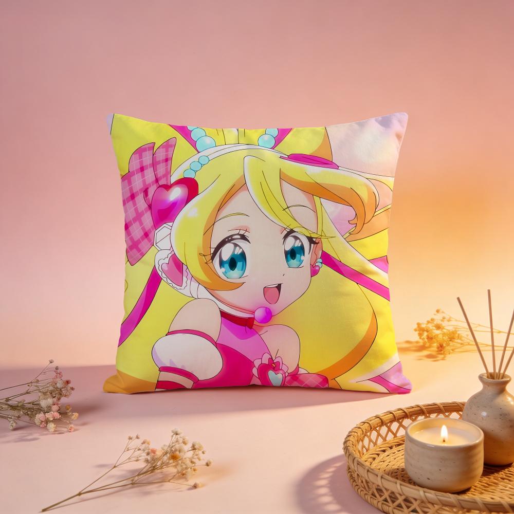 Hot YYYou and Idol Pretty Cureed Cushion Cover Comfortable Durable Pillow Cover MultiScene for Home Office Car Sofa