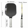4th Gen Carbon Pickleball Paddle, 16mm Dense Foam Core Thermoformed High Performance Training Competition Racket