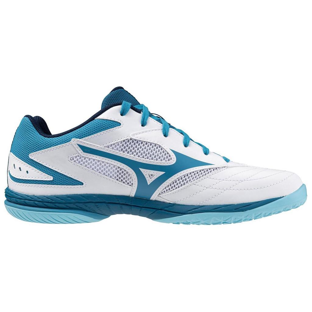 Mizuno Cushioning Slip Resistant Abrasion Resistant Low Top Training Shoes Unisex White Blue 81GA220532