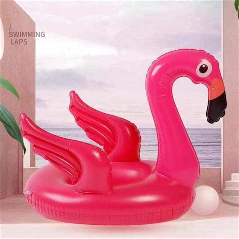 Jucării gonflabile pentru piscină Flamingo, colac de înot cu scaun pentru bebeluș, jucării de apă de vară, colac de înot gonflabil, echipament de apă pentru petrecere pe plajă