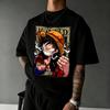 One Piece Anime T Shirt Unisex Unisex Cotton Short Sleeve Tee Tops 2026 Summer Luffy Zoro Sanji Graphic Print Streetwear Casual Y2k