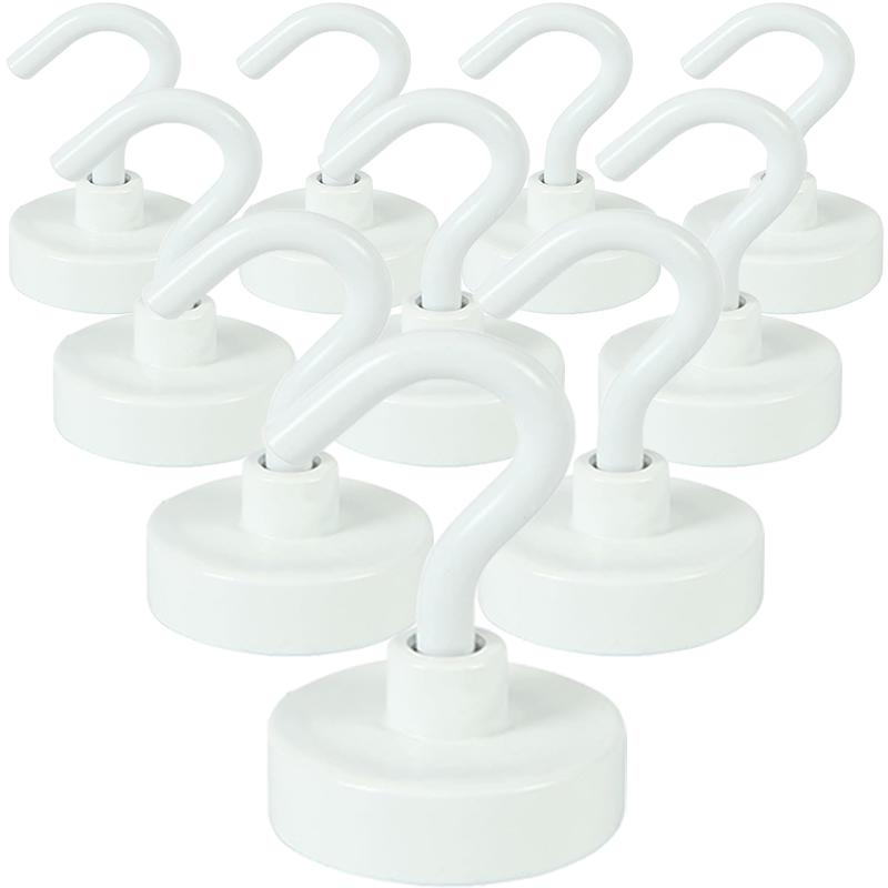 Super Mocne Magnesy Neodymowe Haczyki, Haczyki Heavy Duty, Magnesy Ziem Rzadkich Haczyki na Lodówkę, DIY, Domowa Kuchnia