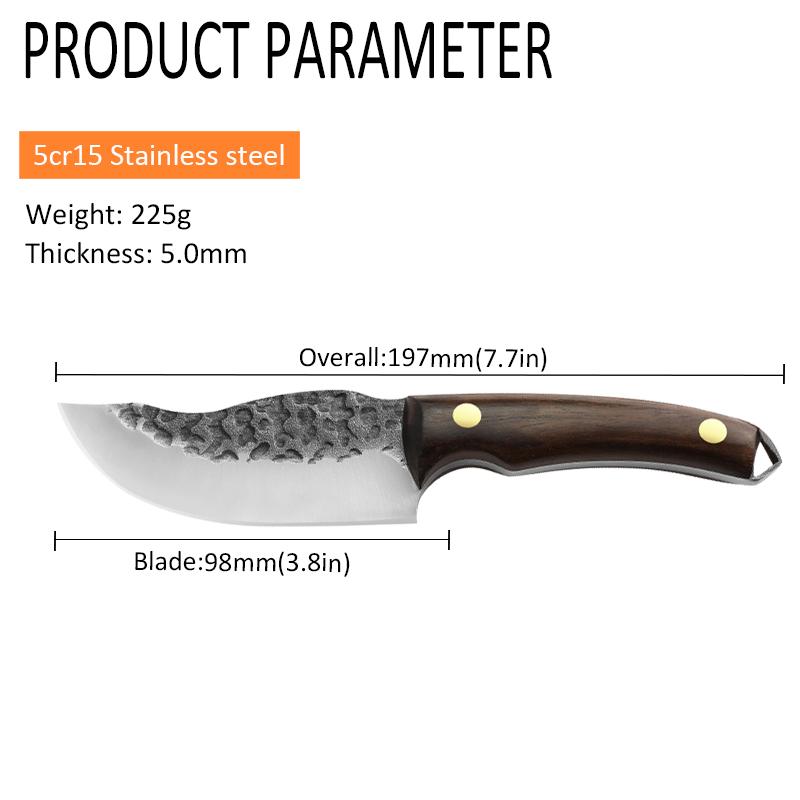 Handmade Stainless Steel Kitchen Boning Knife Fishing Knife Meat Cleaver Butcher Knife Chef Kitchen Knives