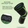 1-Piece Fitness Running Cycling Knee Brace Support Elastic Nylon Sports Compression Knee Sleeve Suitable for Basketball and Volleyball
