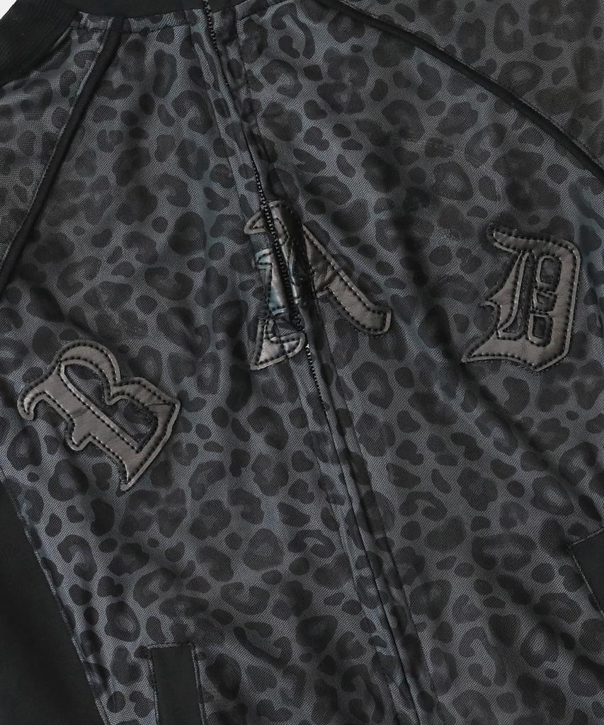 Badblood [Aqua] Mystic Track Zip-Up - Black Leopard