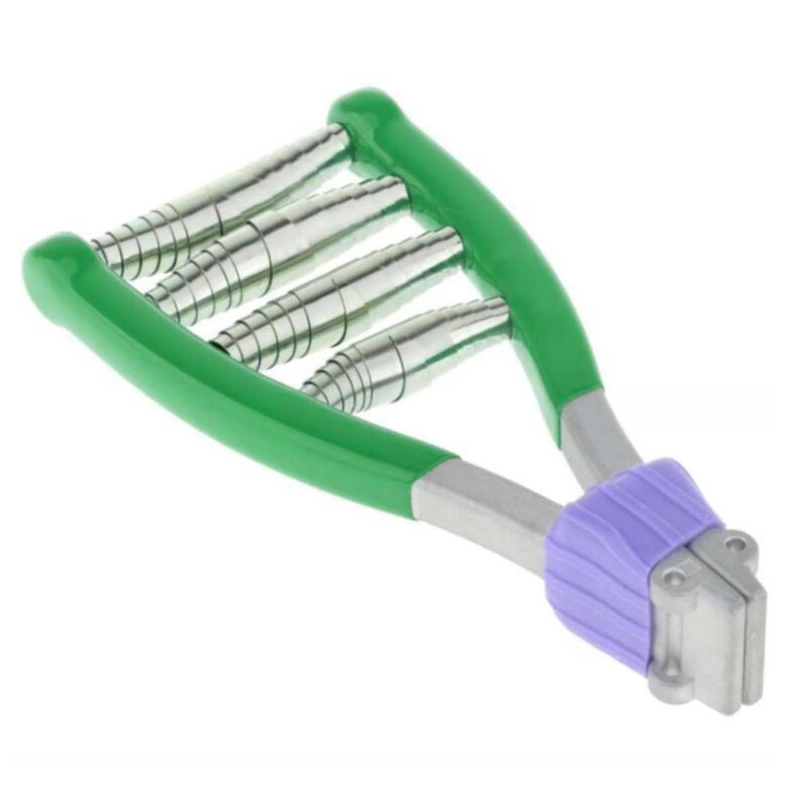 

Badminton Racket Starting Stringing Clamp with Pad, 4 Spring Tennis Racket Blocking Decompression Pad Fixing Starter Clip зелёный