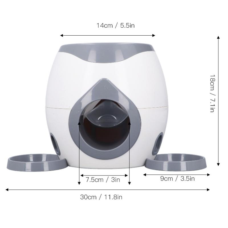 Dog Ball Feeding Toys Dog Tennis Ball Feeding Machine With 2 Tennis For Dog Training