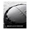 Yamazaki Jitsugyo High Resilience Urethane Pet Bed Round Black W50 x D50 x H14cm Nooks High Resilience Cushion Cover Washable Non-Slip Pet Bed 10706
