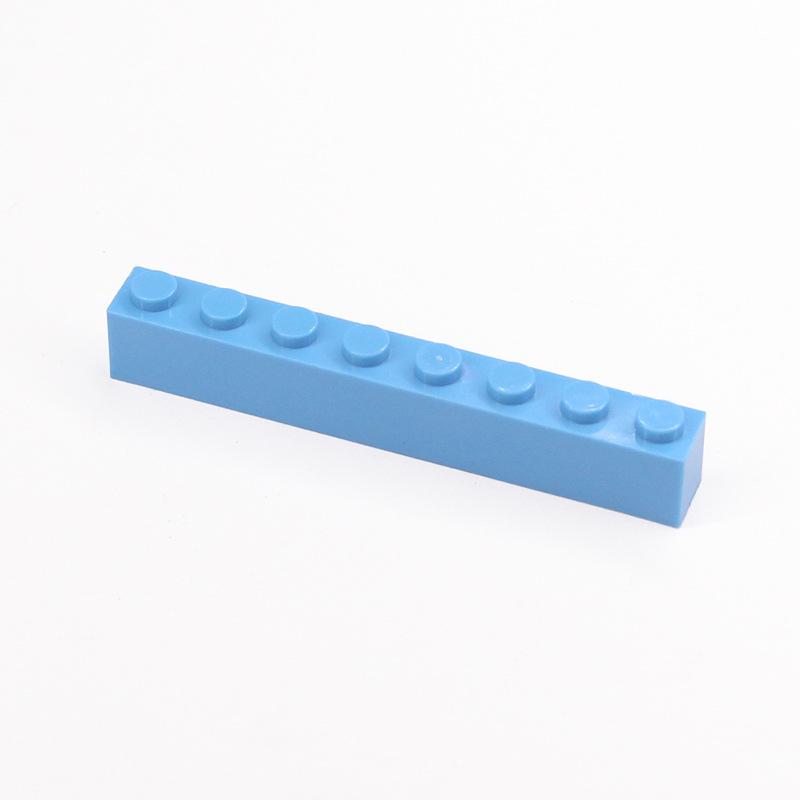 Small Particle Building Block Parts, Brick 1x8 Long Brick, Basic Accessories