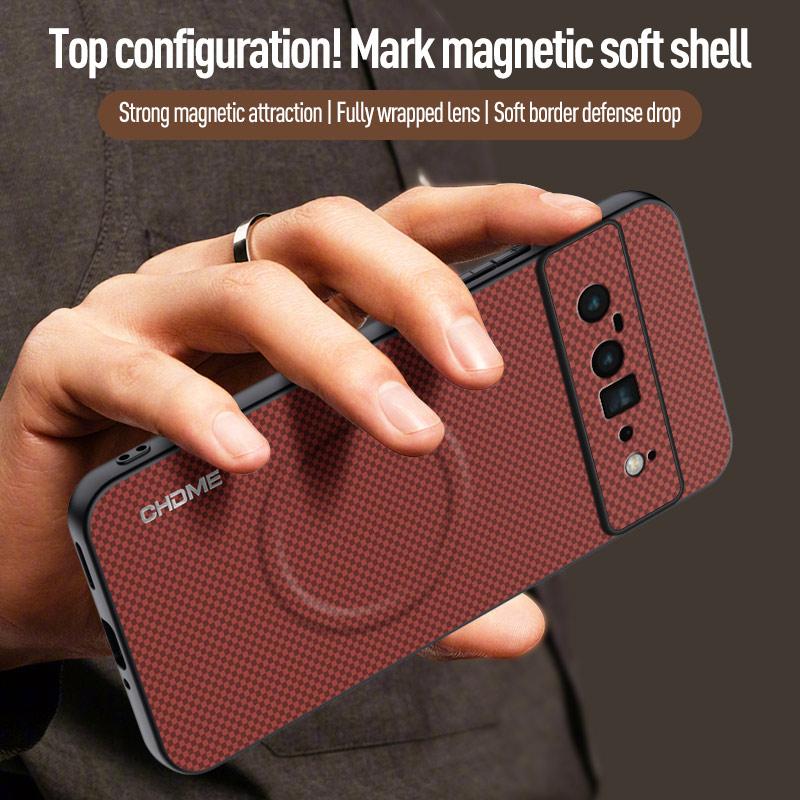 For Google Pixel 6 Case Luxury Car Magnetic Holder Phone Case For Google Pixel 6 5G Pixel6 TPU Silicone Shockproof Back Cover