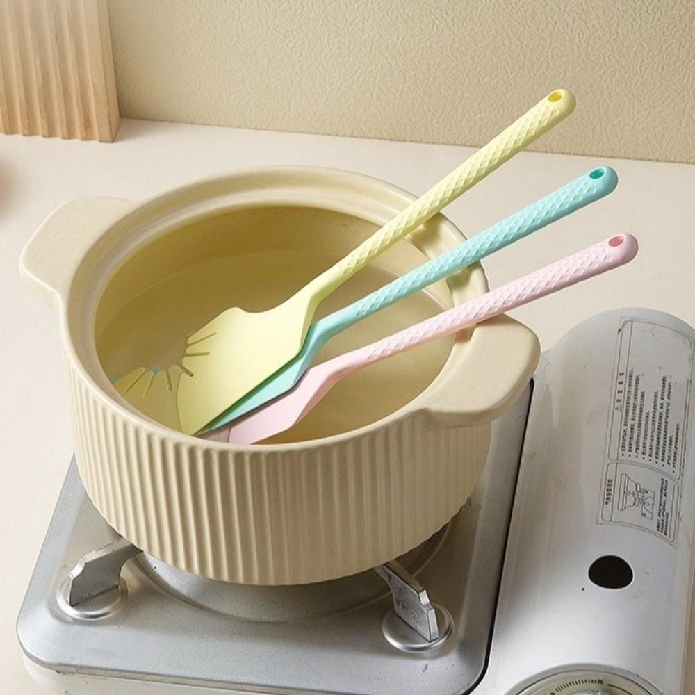Hanging Silicone Scraper Food Grade Cream Scraper Convenient Egg Beater  Kitchen Use