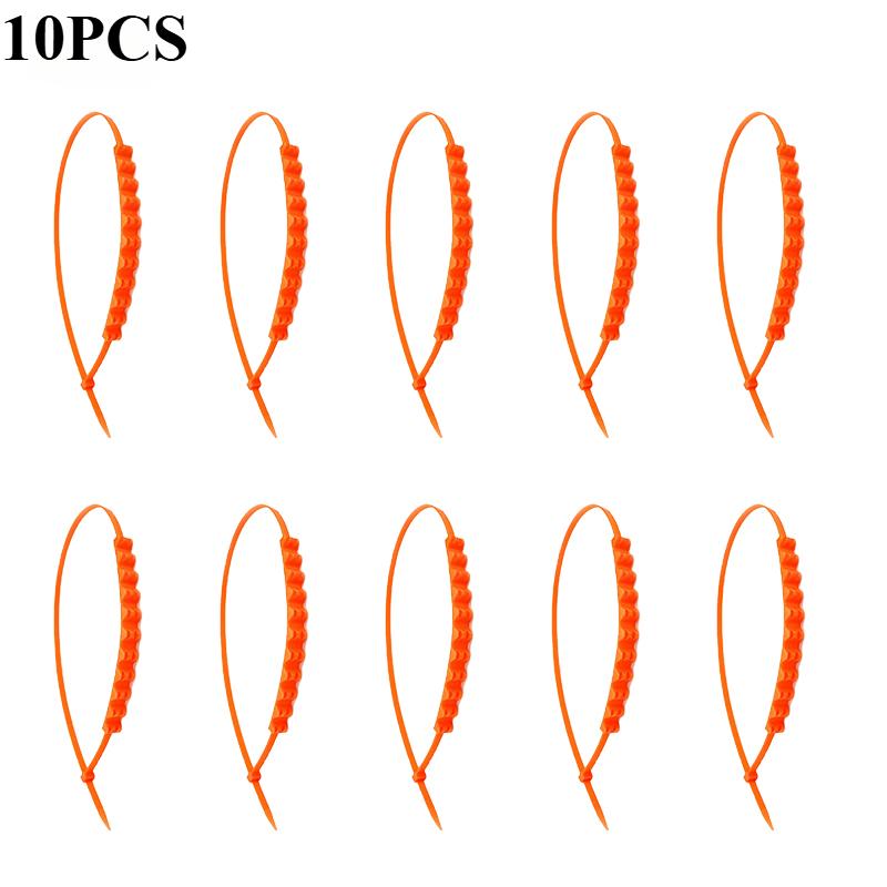 10/20Pcs Universal Emergency Traction Snow Tire Chains Anti-Skid Nylon Cable Tie for Security Winter Driving Car Truck and SUV