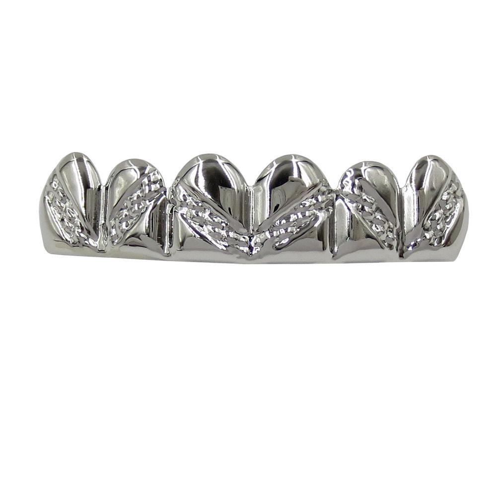 Gold-Plated Hip Hop Grillz - Twill Style