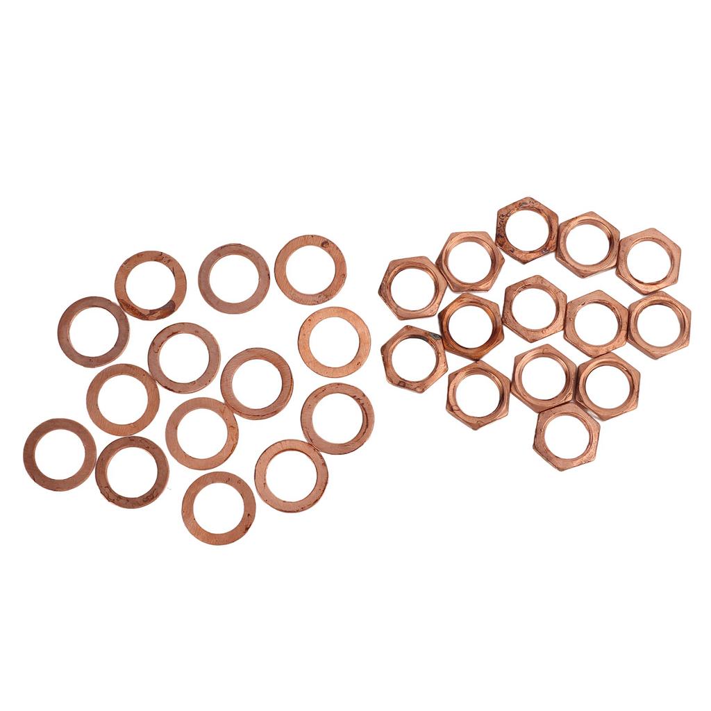 Nut Washer Kit Instrument Socket Connector Fasteners for Electric Guitar Bass M9 Female Thread