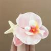 Halaenopsis Starfish Hair Clip Romantic Beach Vacation Hair Barrette Cute Summer Hair Accessory For Women Girls