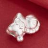 Sterling Silver Zodiac Horse Beads for DIY Red Rope Bracelets and Accessories