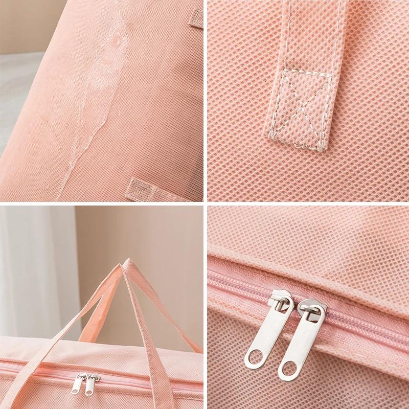 1pc Household Oxford Clothes and Quilt Storage Bag Durable and Waterproof Luggage Bag Wardrobe Organization and Storage