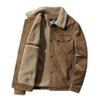 New Corduroy Jacket Loose Large Size Cotton-padded Coat Middle-aged and Young Casual Warm Jacket Men