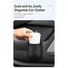 Adhesive Car Door Bin, Faux Leather Cup Storage Tray for Daily Commute Bottle and Small Item Reach in Cars Use