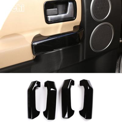 For Land Rover Discovery 3 LR3 2004-2009 ABS Car Door Inner Handle Protection Decorative Cover Sticker Car Accessories