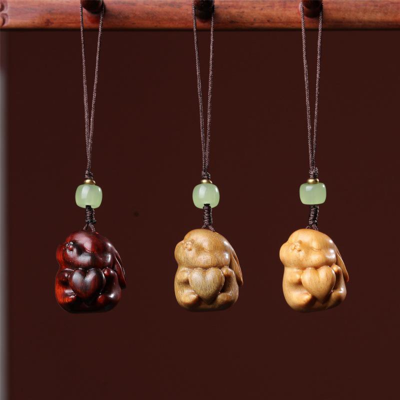 Zodiac Herz Kaninchen Handyanhänger Anhänger - Tierornament & Kulturelles Spielzubehör Geschenke