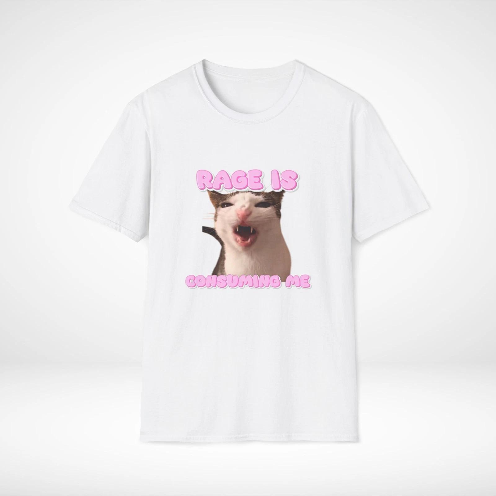

Rage Cat T-Shirt, Angry Cat Tee, Feline Lover Gift, Cute Pet Shirt, Funny Kitty 4XL
