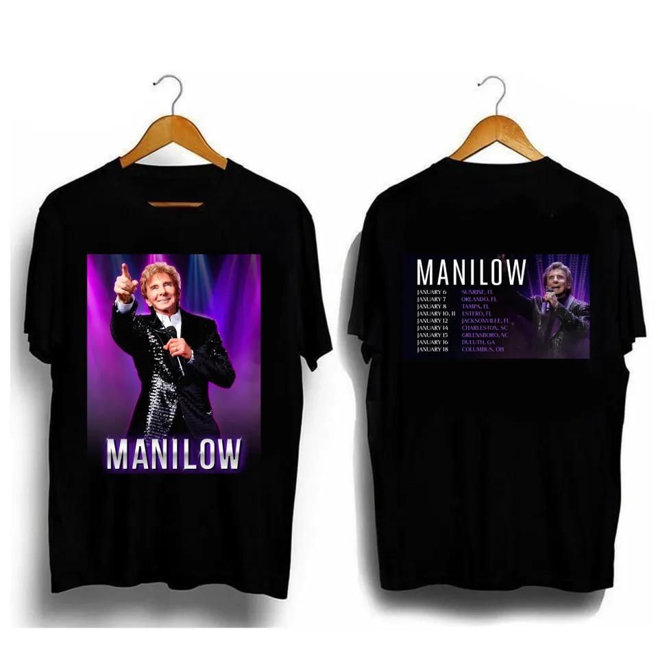 2 Sides Manilows January 2026 US Tour Shirt Black Unisex Unisex T-Shirt XL