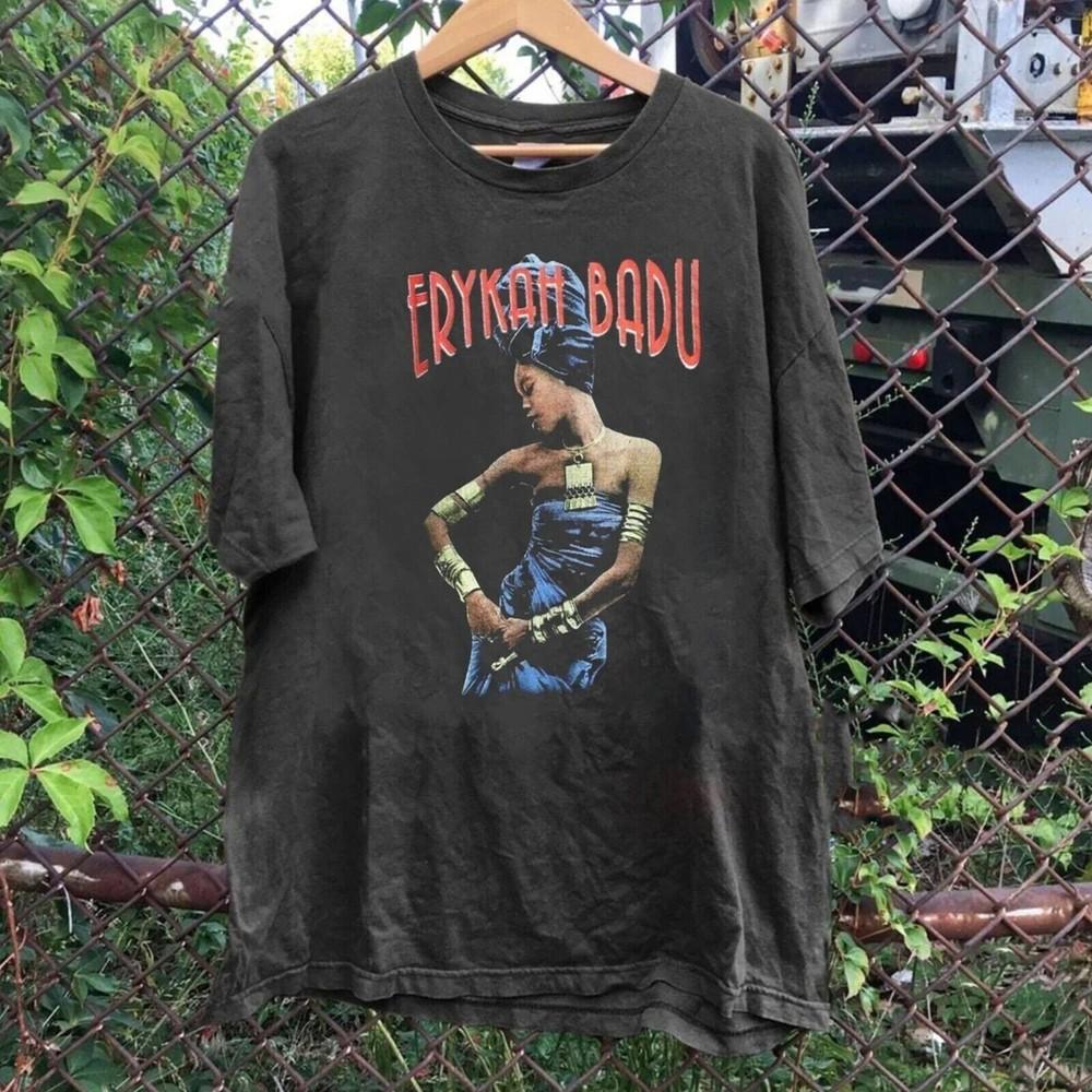 Erykah Badu Shirt 90s Erykah Badu Gift For Fans Men All Size T-Shirt 1CM2429 Unisex T-Shirt XXL