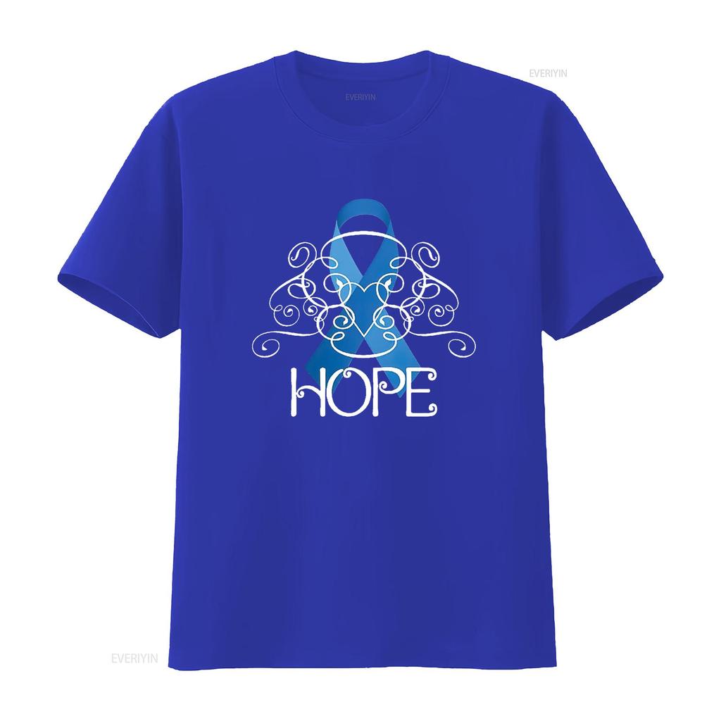 Hope Colon Cancer Awareness Women s T Shirt Black vintage Washed Soft designer clothes Breathable fashion Top For Everyday Wear