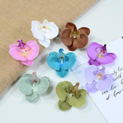 Embossed Phalaenopsis Orchid Hairpin & Accessories: Simulation Texture Fabric for Graduation Caps & Shoes