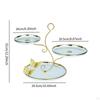 3 Layer Cupcakes Display Stand Desserts Creative Desktop Decoration Tiered Serving Tray Fruit