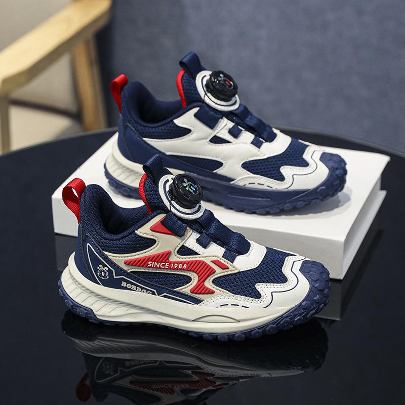 Boys' shoes 2025 autumn new mesh breathable middle and older children's students casual shoes children's sports shoes dad
