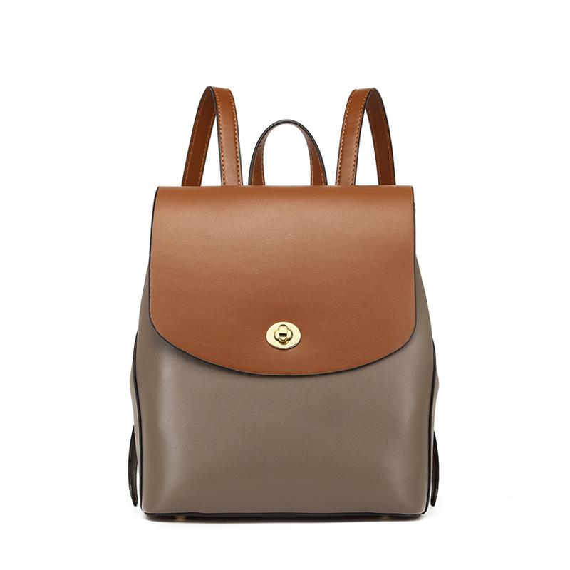 

Новая женская школьная сумка большой вместимости, женская сумка из натуральной кожи, модный рюкзак, женский рюкзак для колледжа