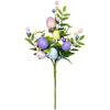 Artificial Easter Flowers Festive Spring Stem Decorations Artificial Easter Spray Vine for Party Floral Arrangement Vase Table