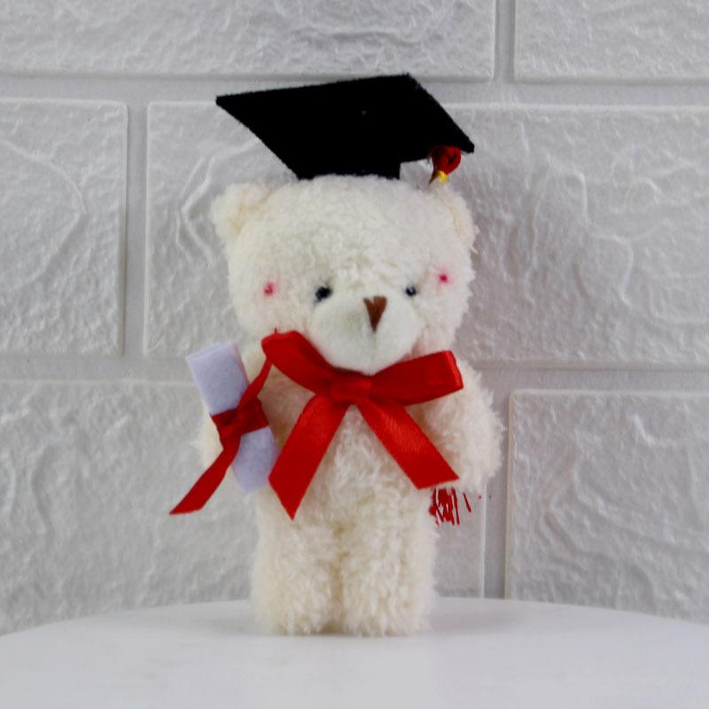 13cm Graduation Bear Dr. Bear Cartoon Lovely Bear Soft Graduation Bear Dolls  Kindergarten