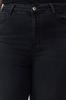 Women's Style Plus Size Black Slimming Effect Super Flexible High Waist Skinny Jeans