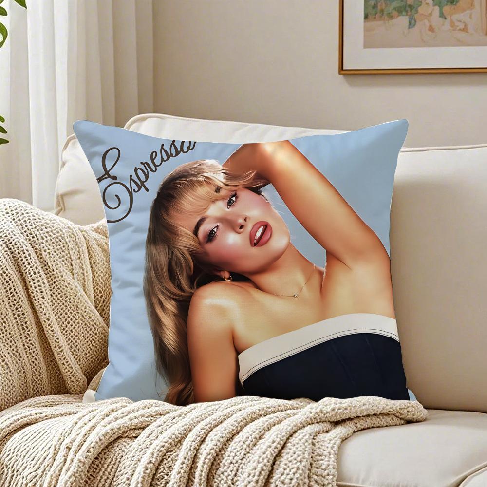 

singer pop SSabrina CCarpenter Cushion Cover Pillowcase Antidustmite living Room Sofa Decor Cushion Room 30X30cm