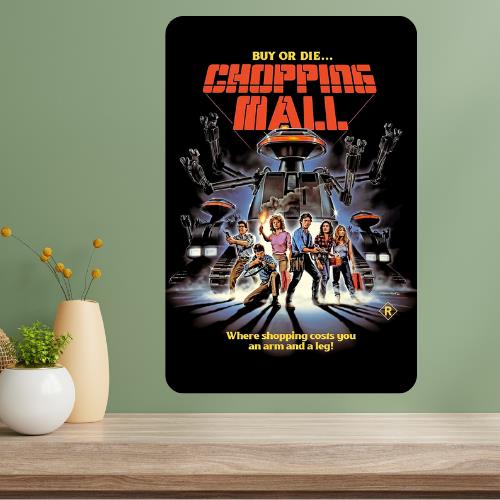 

Chopping Mall Classic Movie Metal Poster Sign 20x30cm（7.8x11.8inch）