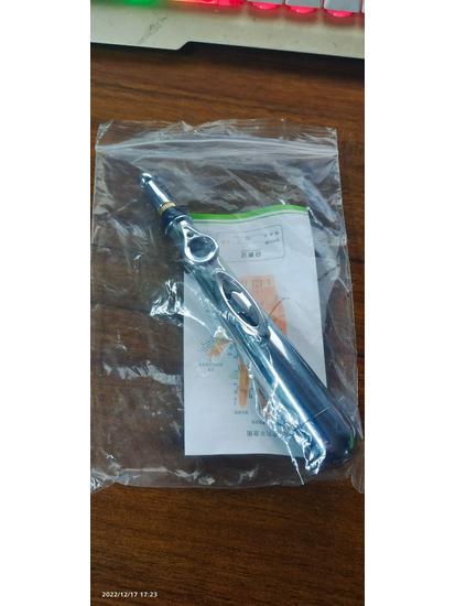 Перезаряжаемая лазерная акупунктурная ручка с мульти-насадкой для массажа меридианов