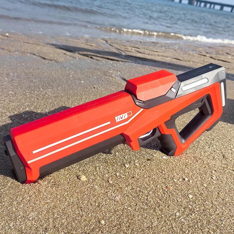 43Cm Electric Water Guns For Adults Powerful Squirt Automatic Water Suction Water Blasters Summer Outdoor Beach Toy For Kid Gift
