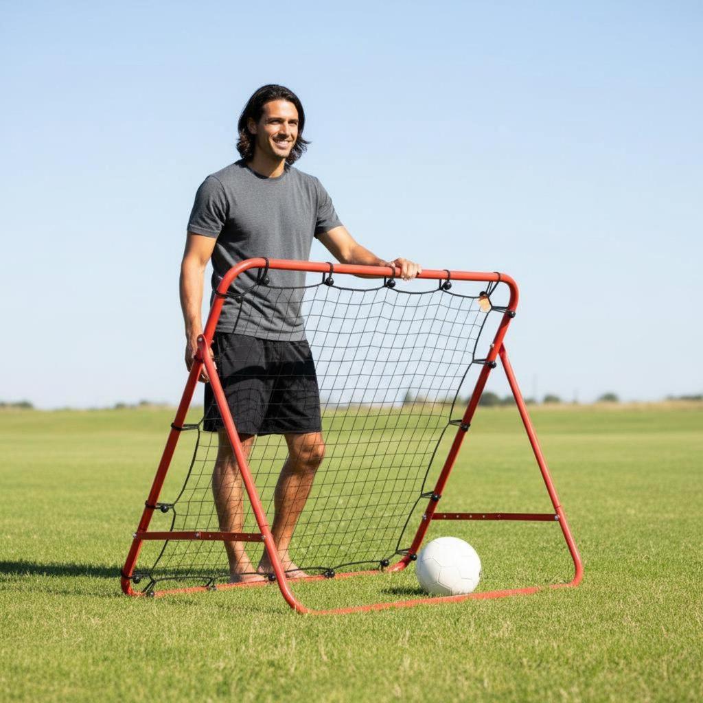 Sports Rebound Net Folding Soccer Bow Portable Football Training for