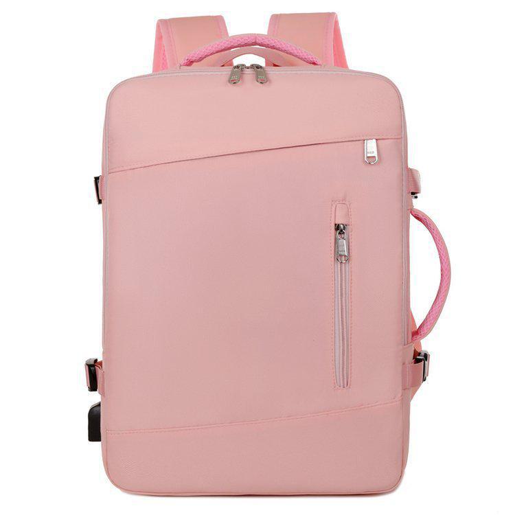 Expandable Backpack with Wet/Dry Separation for Business Trips and Outdoor Commutes
