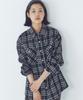 CITTA Cuffs Point Check Shirt_Ctt396(Navy)