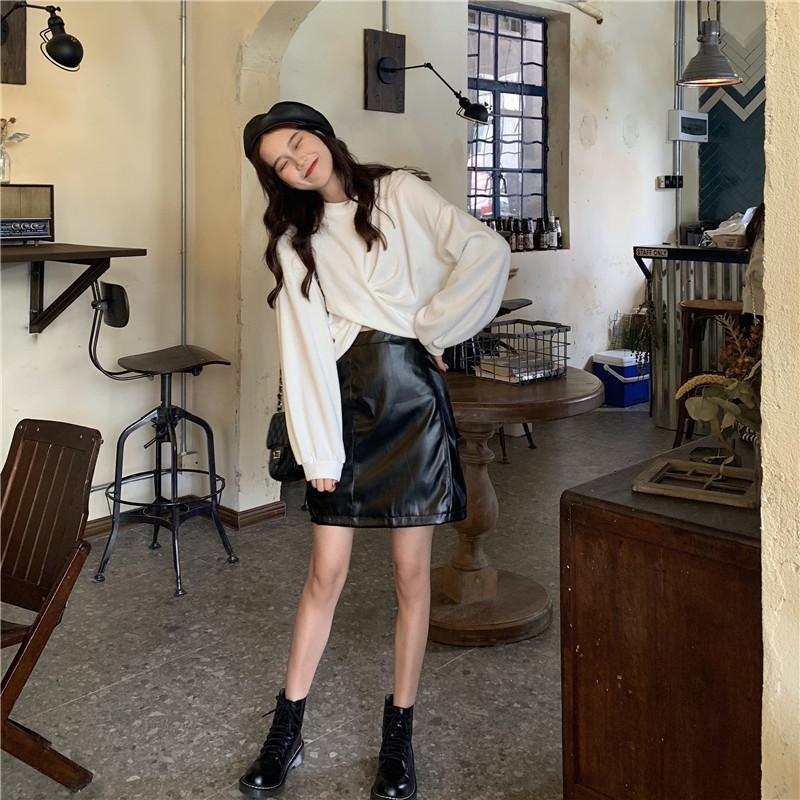 Bluză de trening pentru femei, mărime plus, largă, de toamnă, cu buricul la vedere, cu mâneci lungi