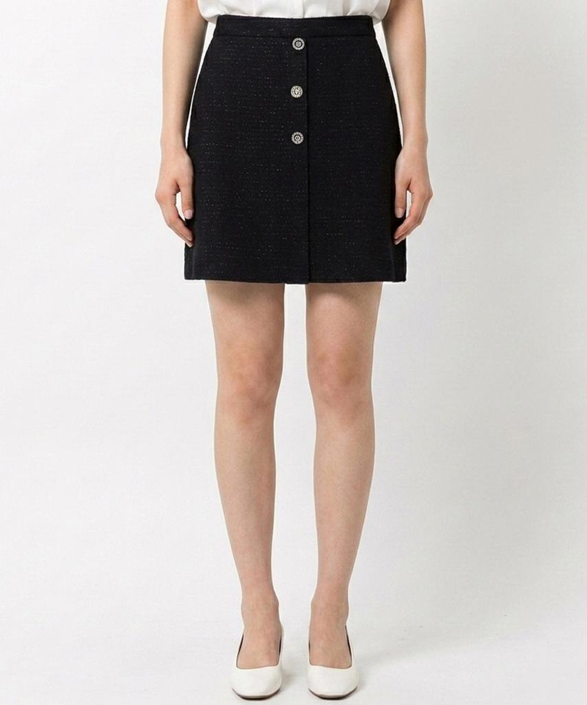 MESENSE Button-Point Mini Skirt_Mb32Skm182Z