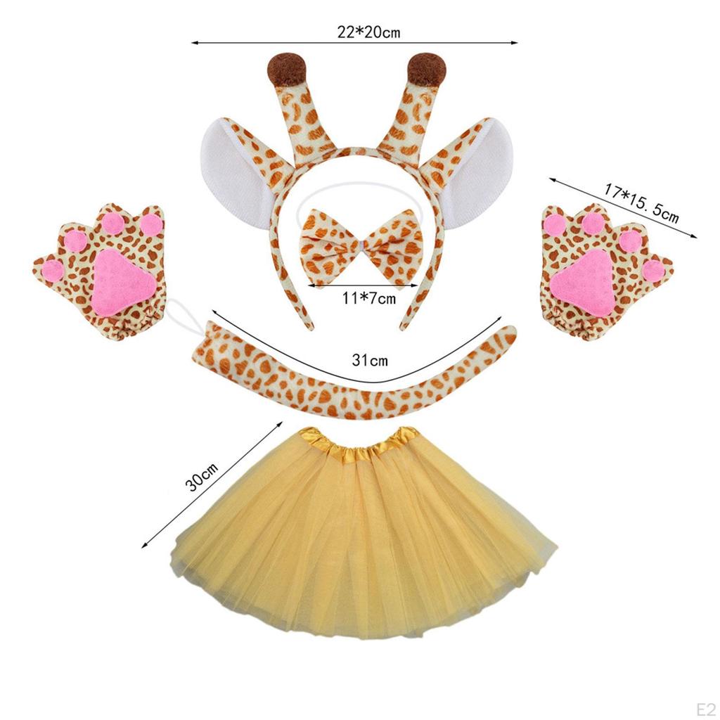Animal Giraffe Costume Cosplay Cartoon Decorative Props for Performance Dress Up