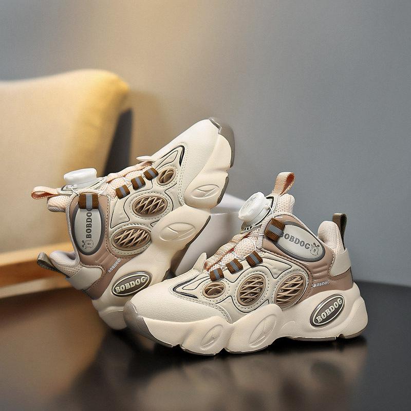 

Boys shoes 2025 autumn and winter children s casual versatile sports shoes medium and large children s non-slip running shoes breathable shock absorp 39