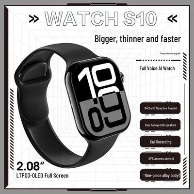 TS10 Smartwatch: Doppelte Zahlung, Sport-Tracker, Bluetooth-Navigation, Anrufannahme, Gesundheitsüberwachungsarmband.