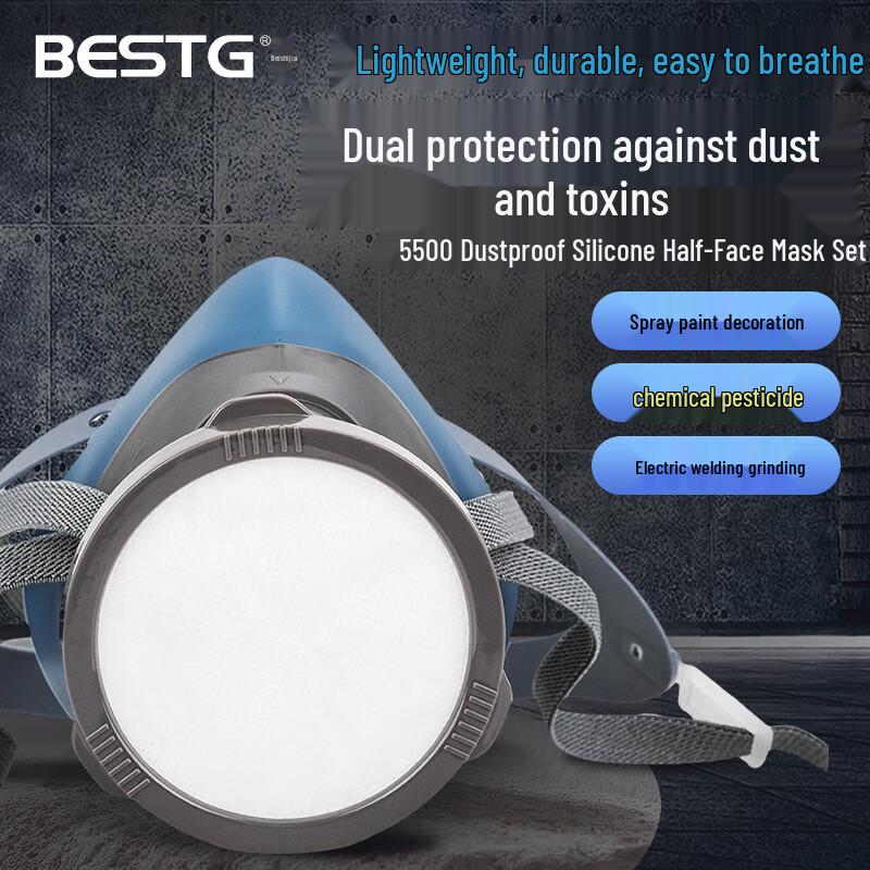 Bestguard 5500 Half-Face Respirator Mask One Size